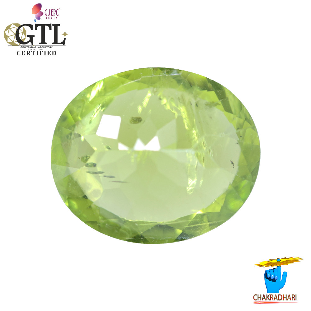 687 Carats Peridot Gemstone With Ring Or Pendant -  