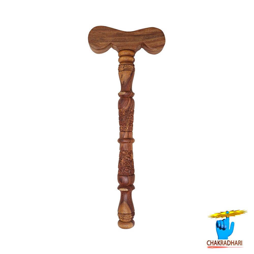 Natural Sheesham Yoga Stick -