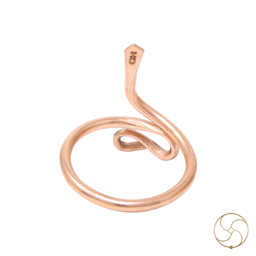 999 Nepaliya Copper Naag ring Free Size  As Per Ayurveda  -        