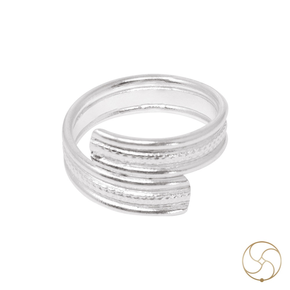 999  Silver Bel Mala Leg Finger Toe Ring Pair -           81gm