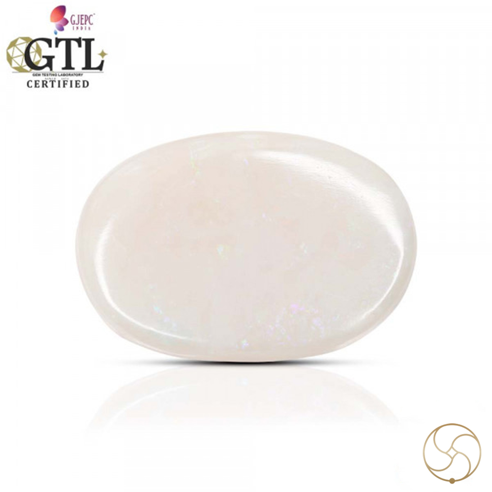 1067 Carat Opal Gemstone With Silver Ring And Pendant -  