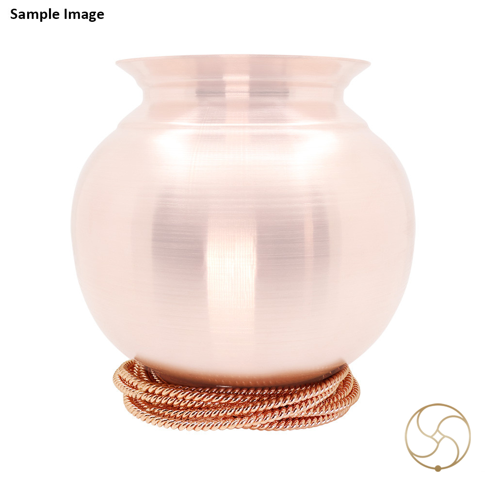 999 Pure Nepaliya Copper Big Tensor Torus Coil for Utensil Base Sacred Geometry Ring for Placing Water Kitchen Vessels