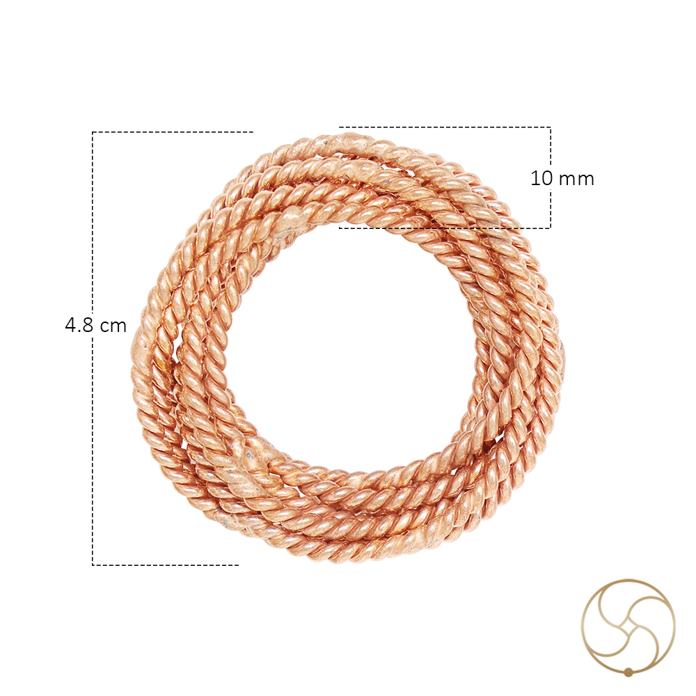 999 Pure Nepaliya Copper Tensor Torus Coil for Glass or Pocket
