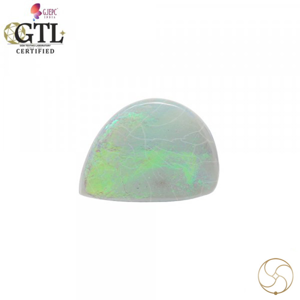1594 Carat Opal Gemstone With Silver Ring and Pendant -  