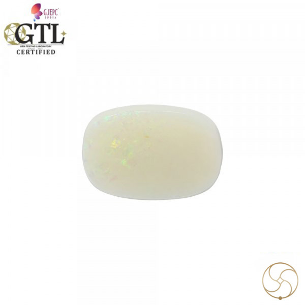 Image of 12.64 Carat Opal Gemstone With Silver Ring and Pendant - ओपल रत्न