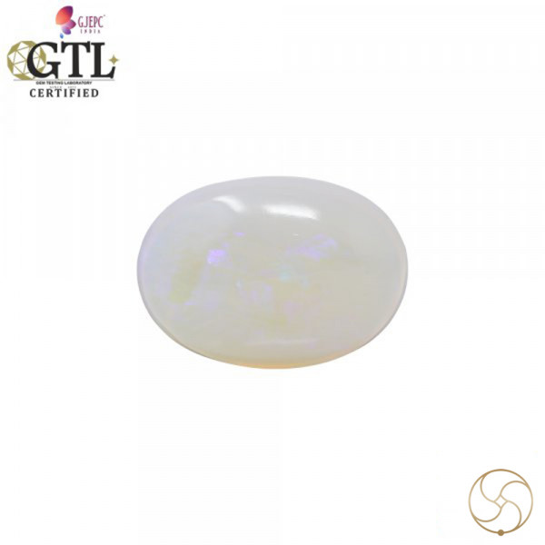 Image of 14.12 Carat Opal Gemstone With Silver Ring and Pendant - ओपल रत्न