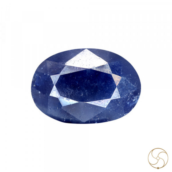 Image of 9.50 Carats Blue Sapphire Gemstone With Ring Or Pendant - नीलम रत्न