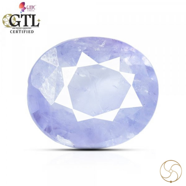 Image of 04.27 Carats Blue Sapphire Gemstone With Ring Or Pendant - नीलम रत्न