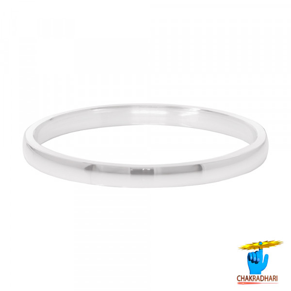 Image of 99.9% Silver Chandrasundri Bangle for Male and Female 55 Grams - चाँदी चंद्रसुन्दरी कड़ा पुरुष और महिलाओं हेतु