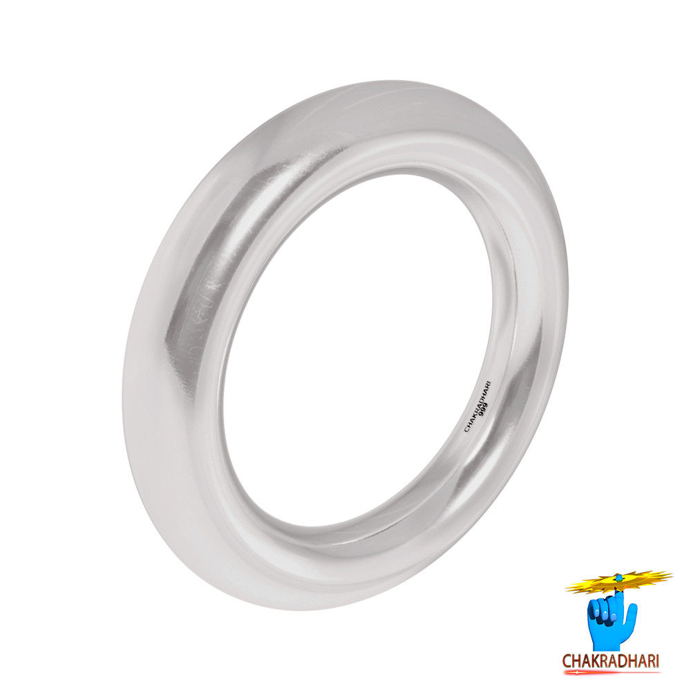 999 Silver Gorakh Bangle for Males 451 Grams -