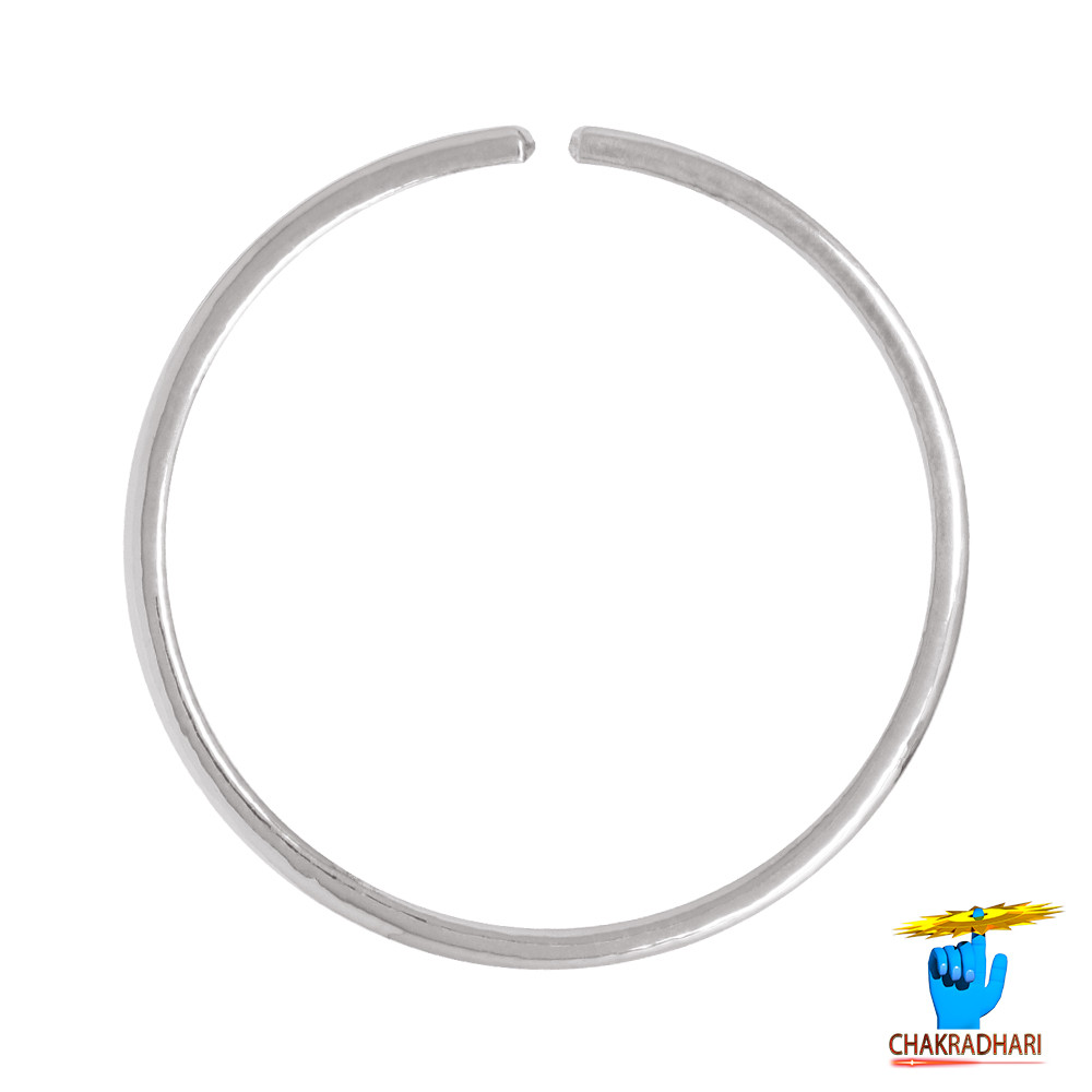 999 Silver Gents Flat Bangle 70 Grams -