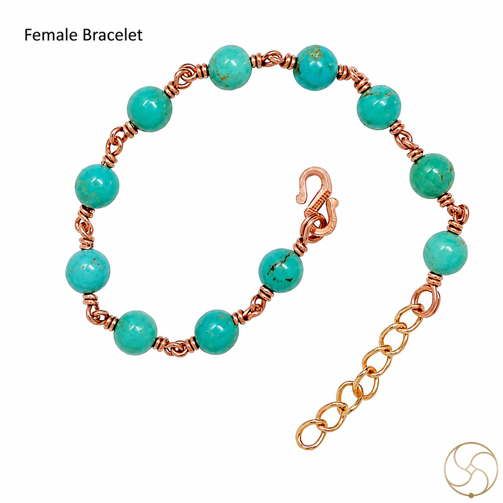 Nepaliya Copper Turquoise Bracelet