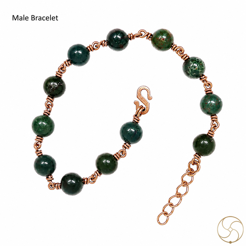 Nepaliya Copper Blood Stone Bracelet