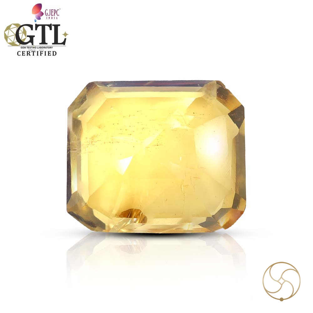 204 Carat Natural Heliodor Gemstone With Silver Ring And Pendant- 