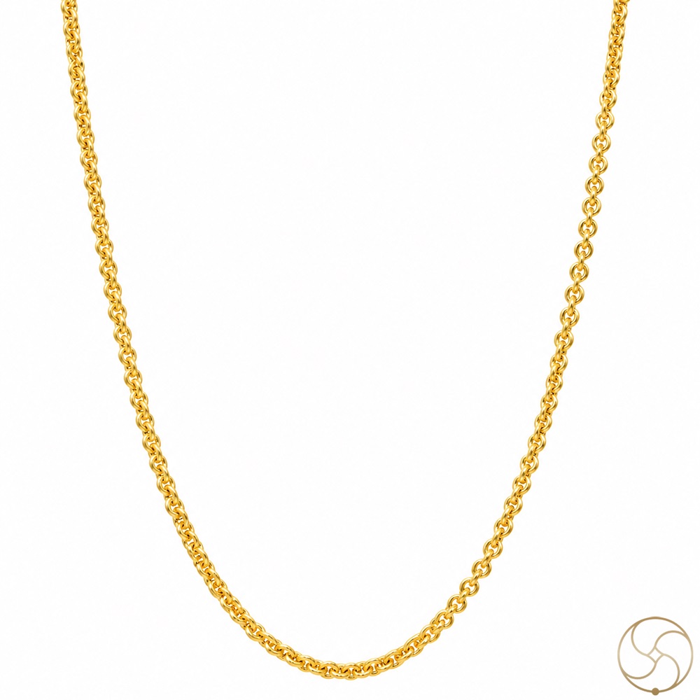 999 24K Gold Anant Chain
