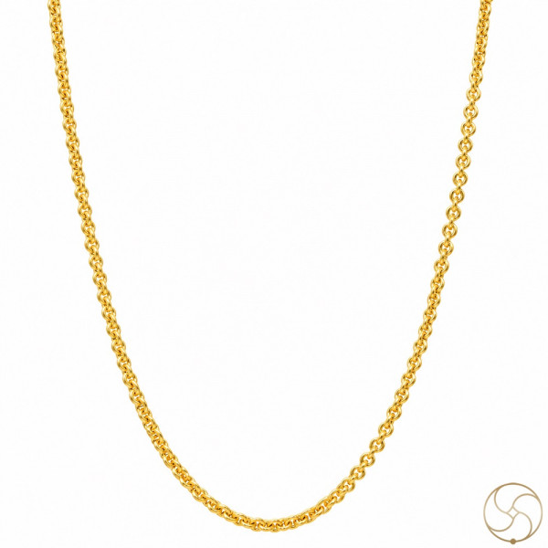 Image of 99.9% 24K Gold Anant Chain