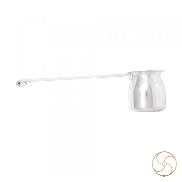 Image of 99.9% Silver Ghanti Lota with Handle 477.85 Grams - चाँदी घंटी लोटा हत्था