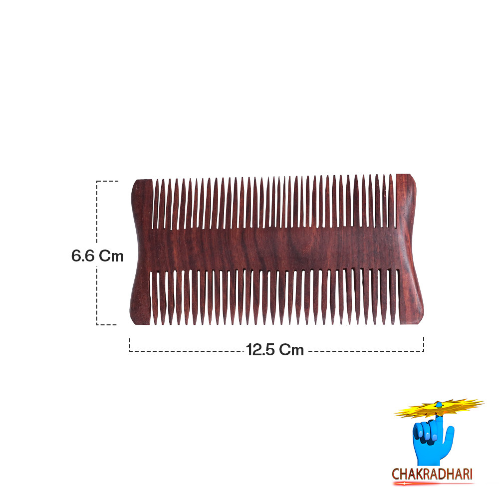 Dual side Red Sandalwood Comb