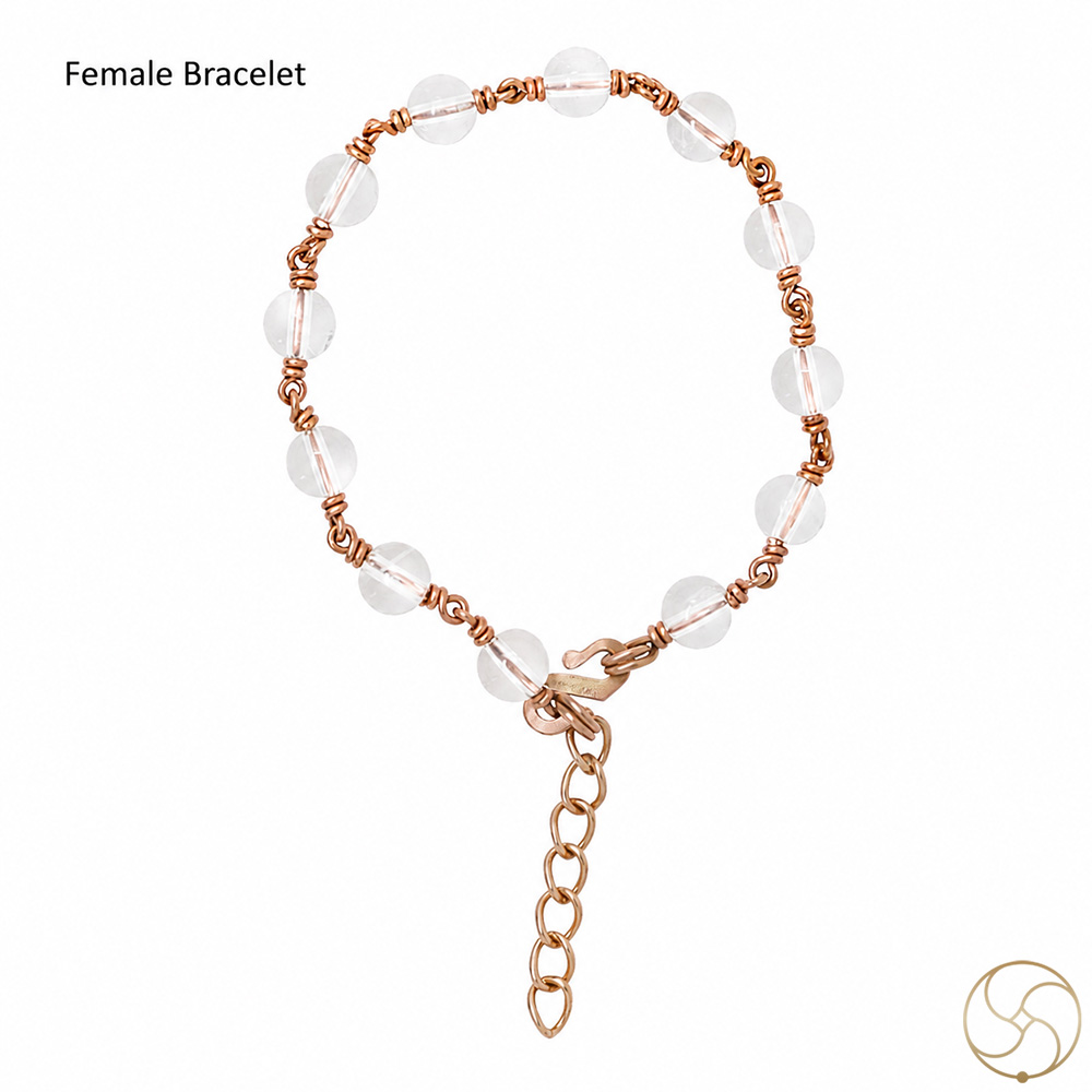Nepaliya Copper Clear Crystal Bracelet