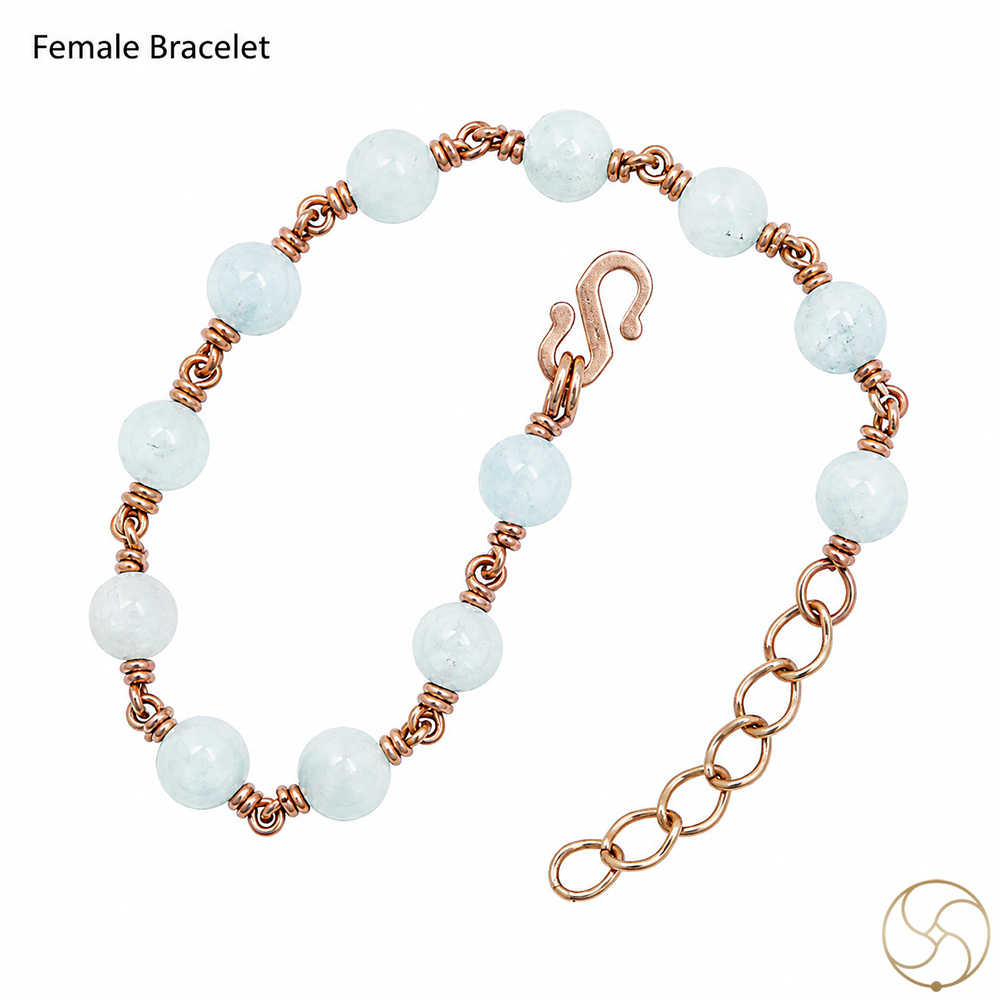 Nepaliya Copper Aquamarine Bracelet