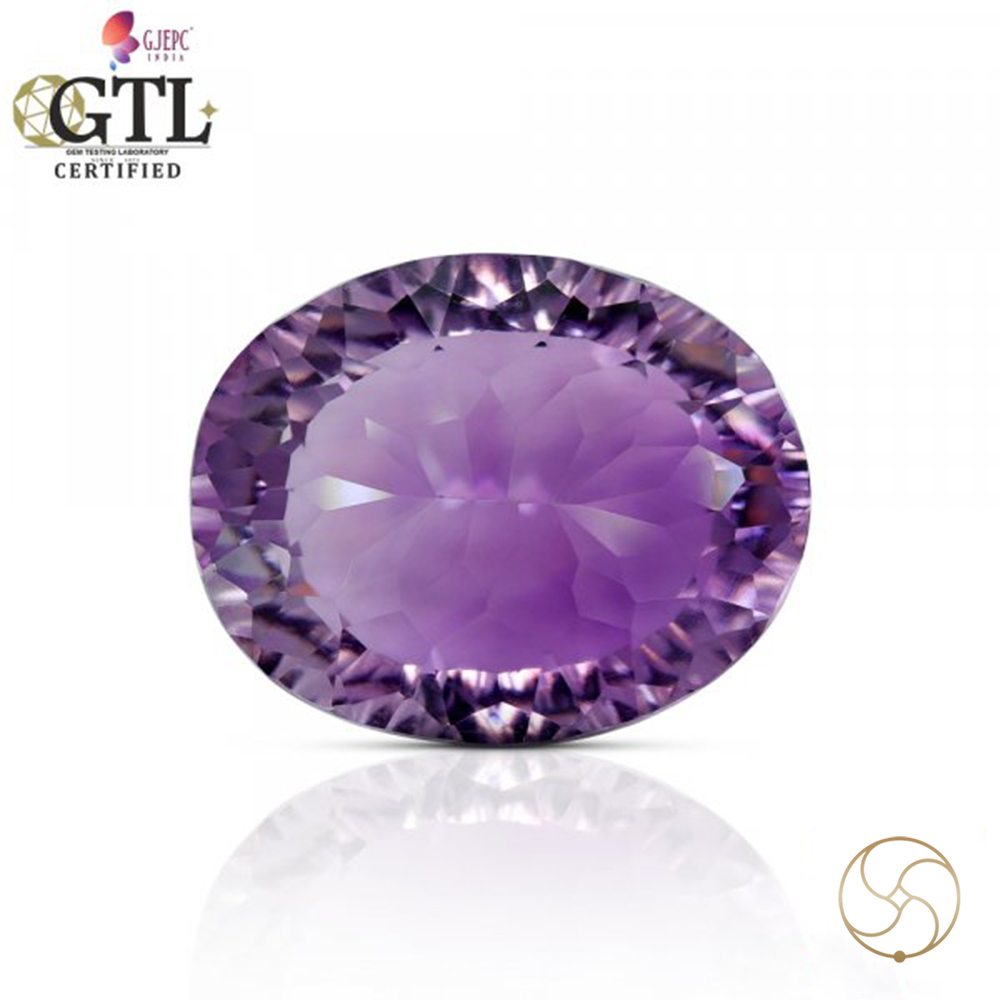 1663 Carats Amethyst Katela Jamuniya Stone With Silver Ring Or Pendant  -    