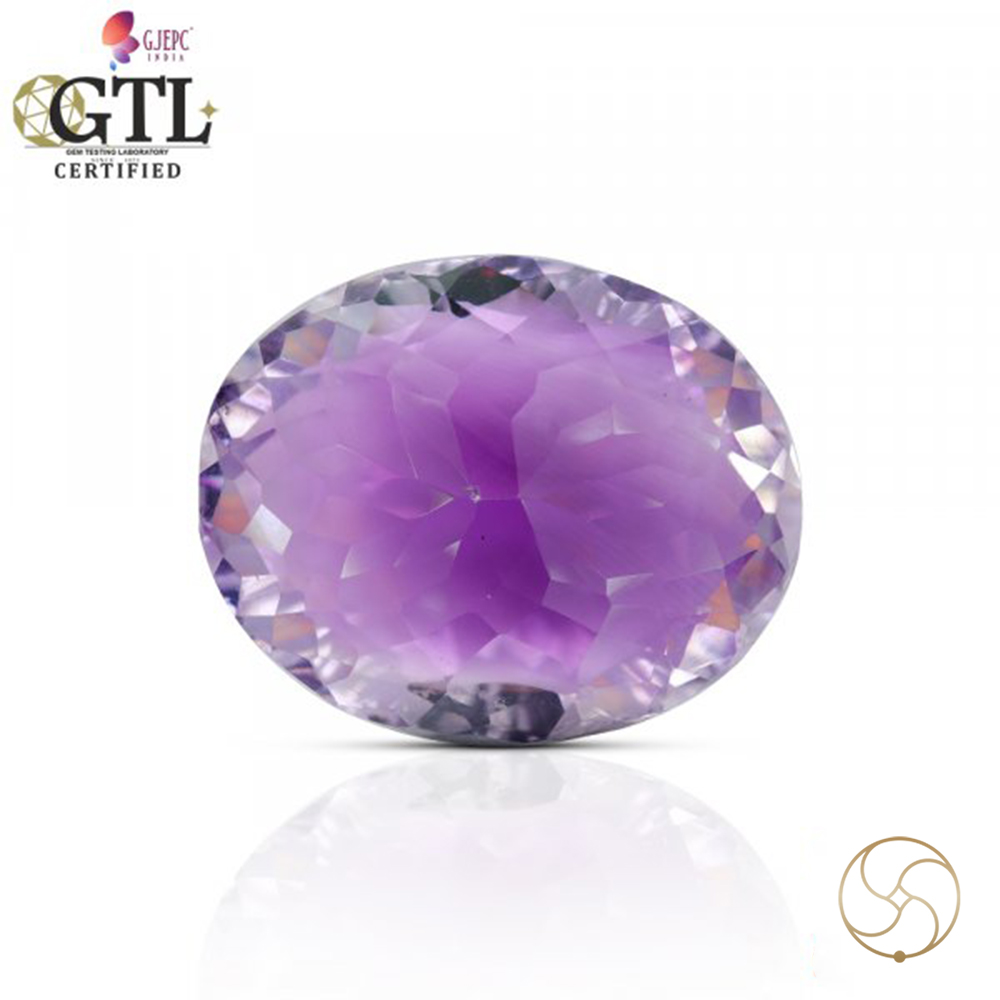 1641 Carats Amethyst Katela Jamuniya Stone With Silver Ring Or Pendant -