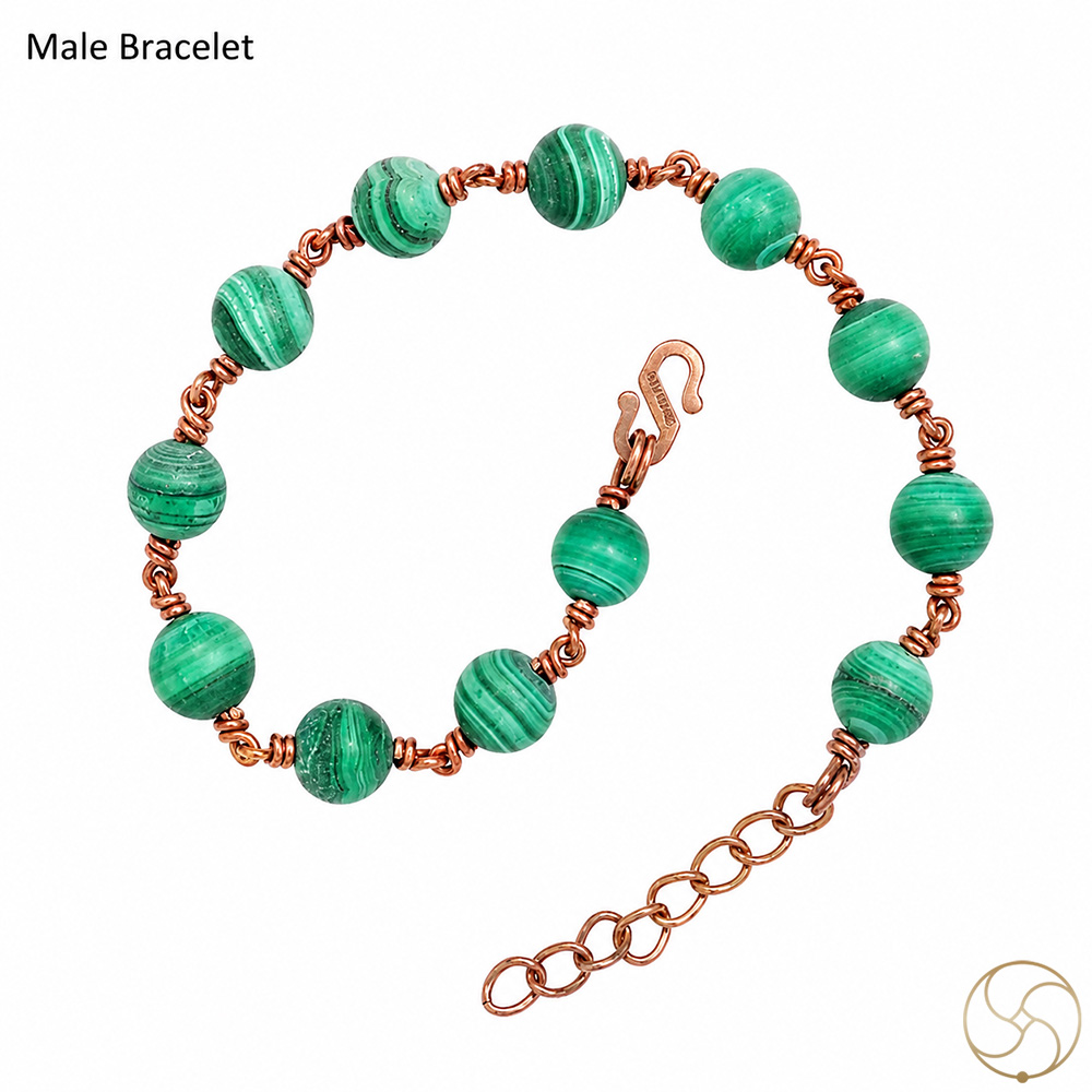 Nepaliya Copper Malachite Bracelet