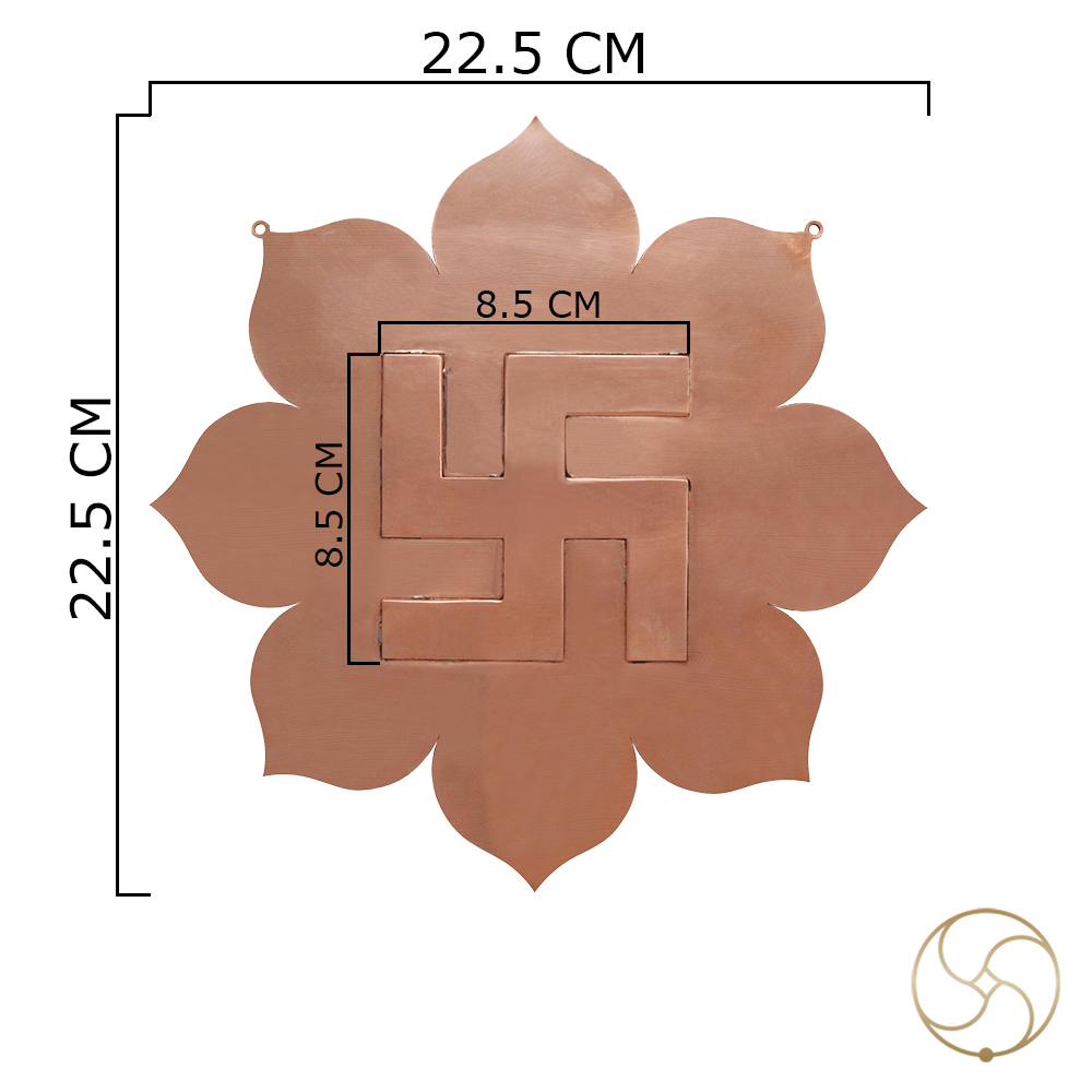 999 Pure Nepaliya Copper Swastik