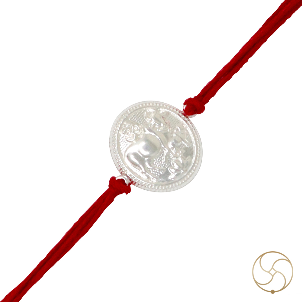 999 Silver Gau Bachhda Rakhi -     