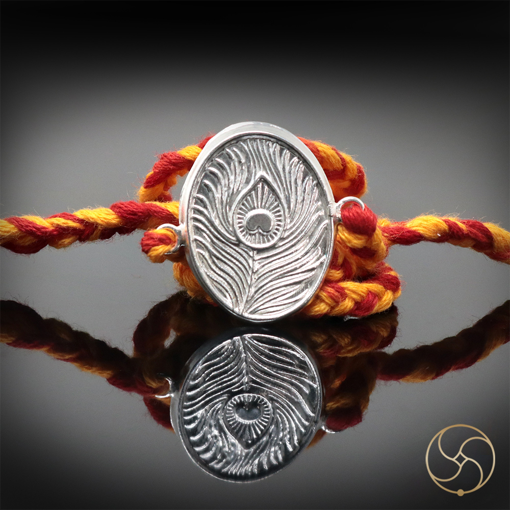 999  Silver Mayur Pankh Rakhi -    