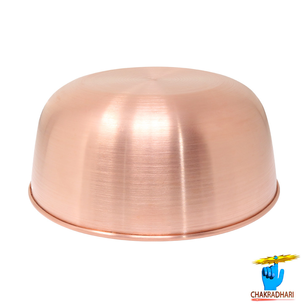 1200ml 999 Nepaliya Copper Sampurn Bowl -     435gm