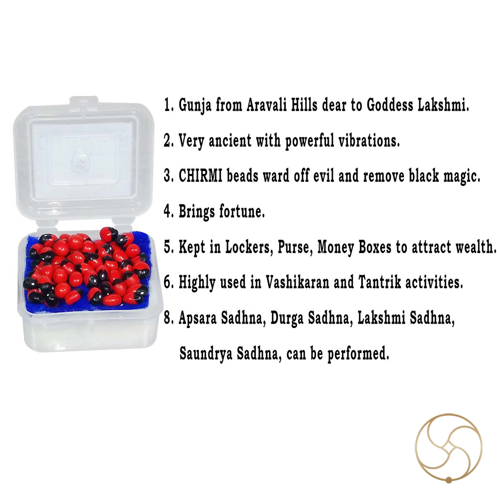 Red Chirmi Beads 51Pices     51Pices