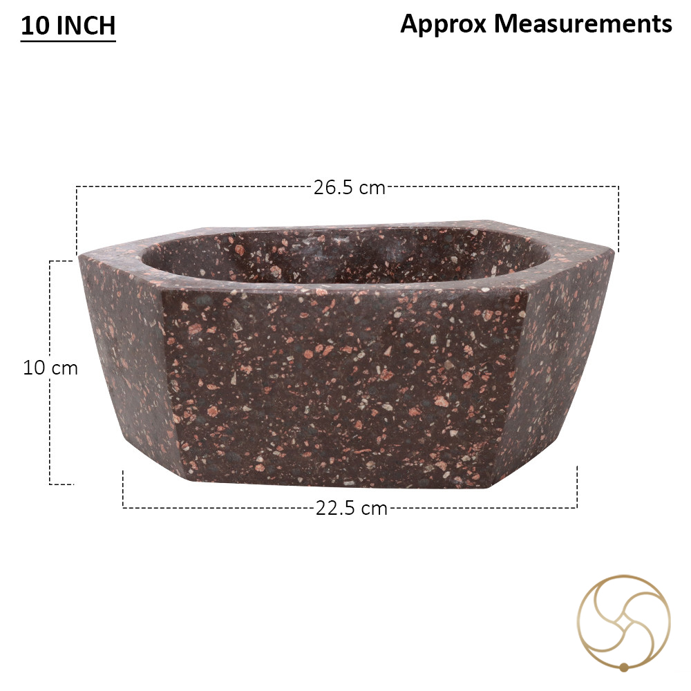 Seemak Hexagonal Kharal 6 Inch to 10 Inch -