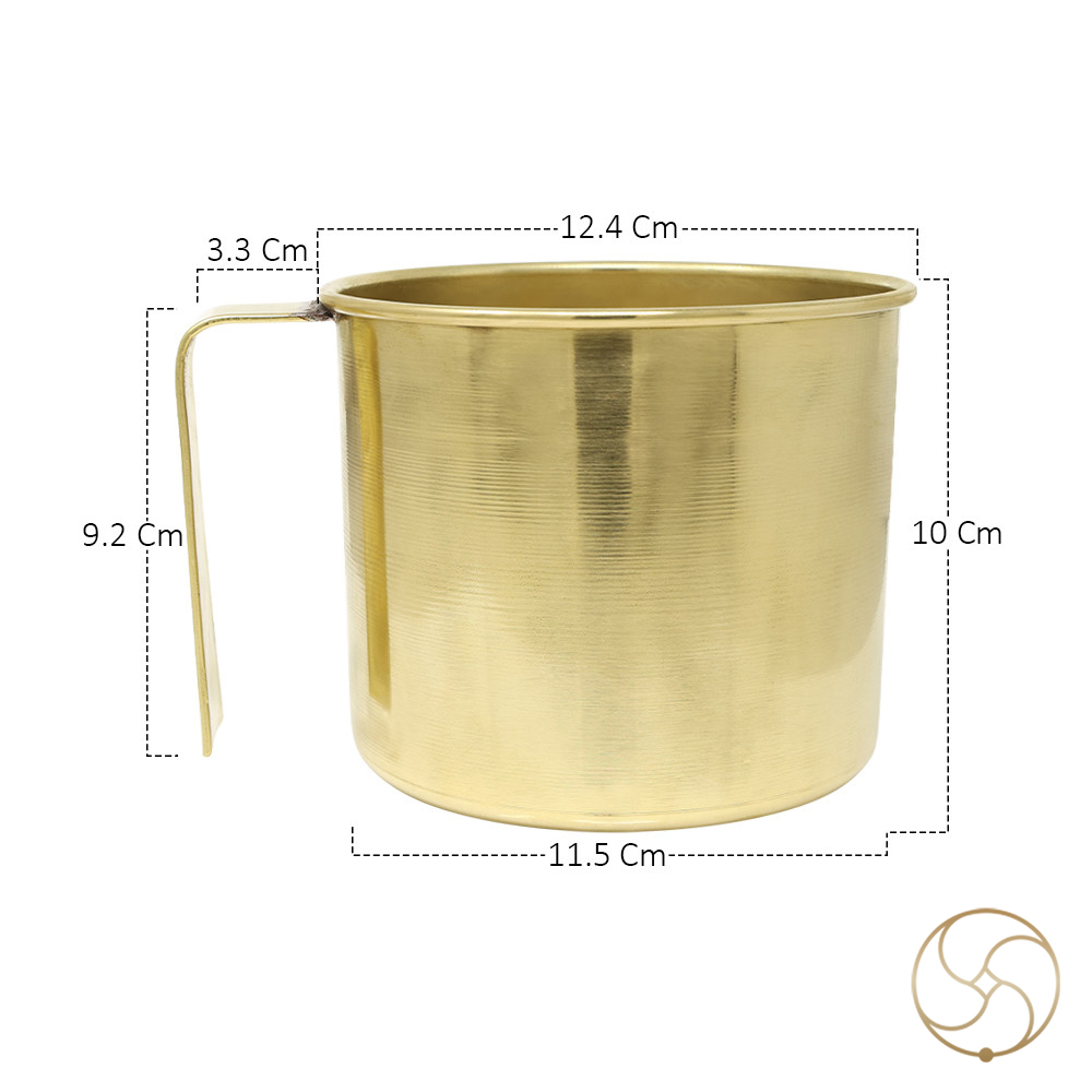 999 Ritika Brass Mug -    315gm