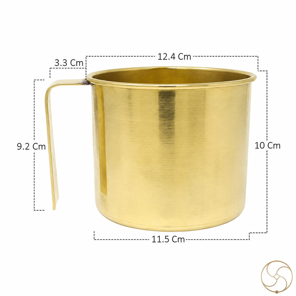 Ritika Brass Mug approx 315gm