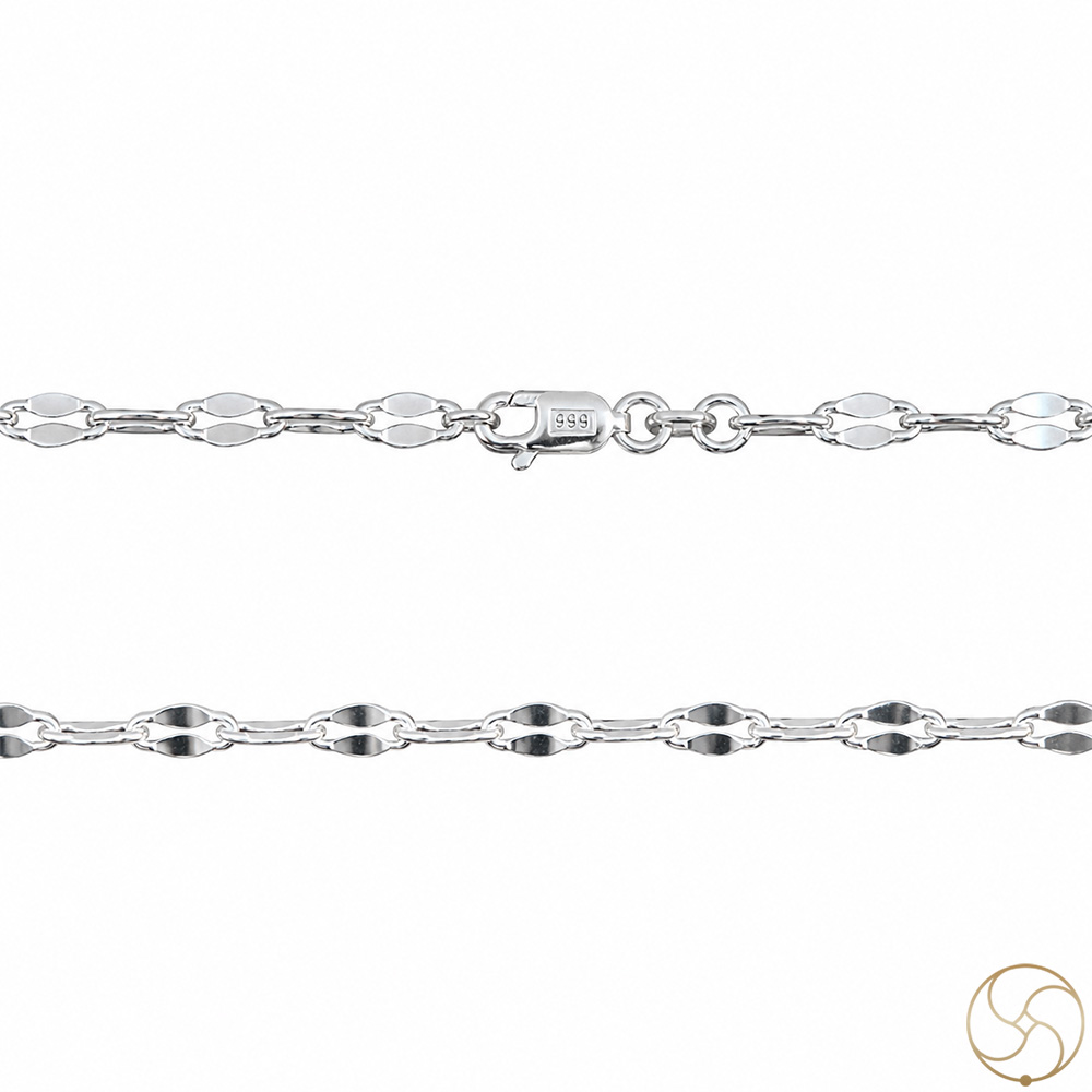 925  Silver Bud Design Chain