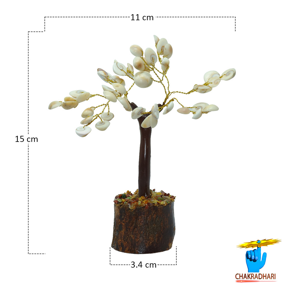 Small Gomti Chakra Shell Tree -    