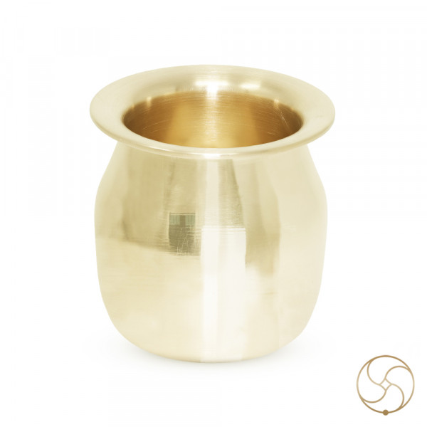 Image of 350ml Ritika Brass Ghanti Lota 170gm)- रितिका पीतल घंटी लोटा