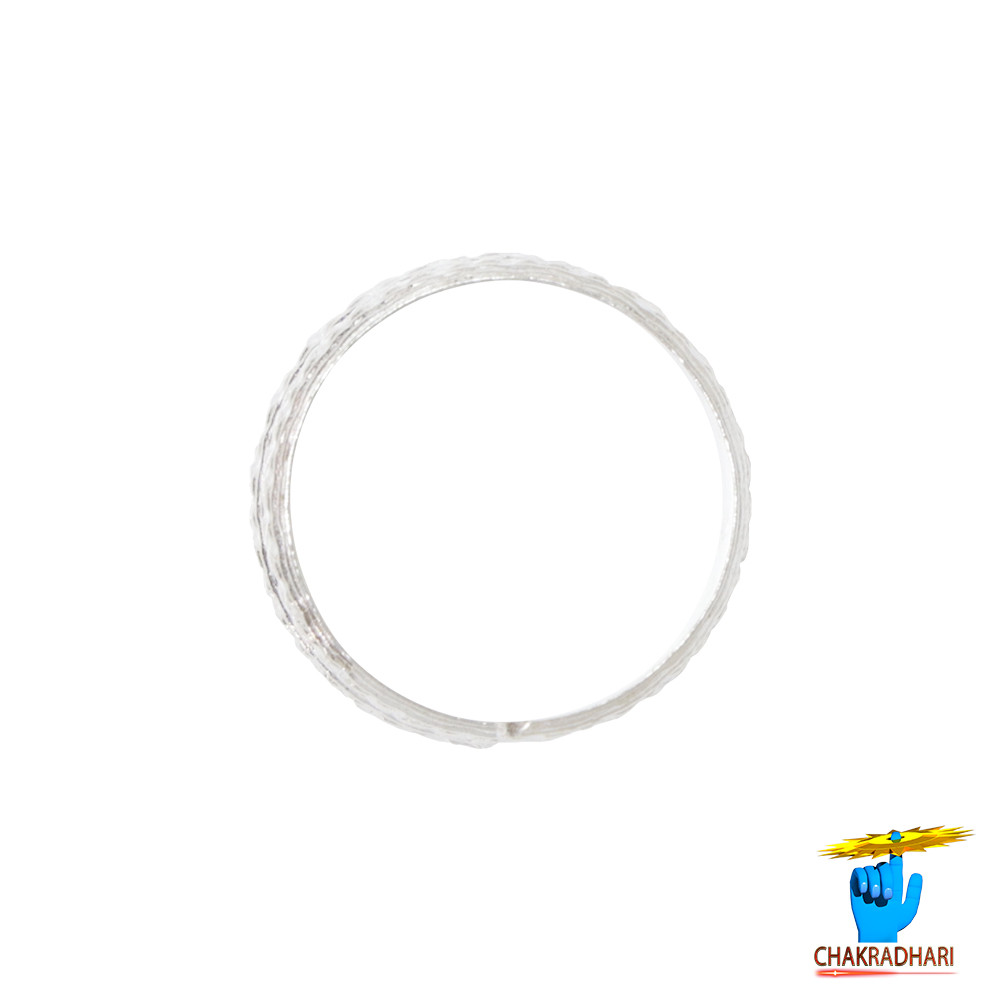 999  Silver Chokor Booti Leg Finger Toe Ring Pair -           39gm