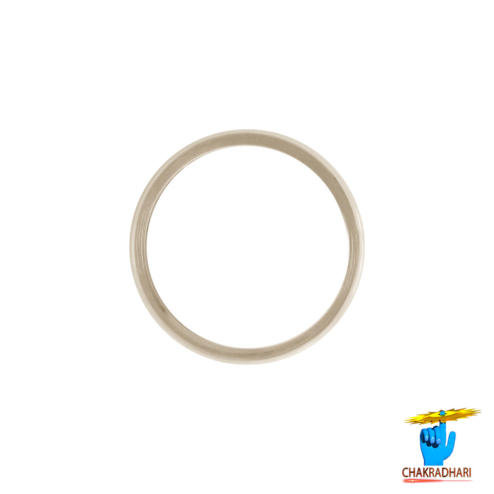 Phool Bronze Lathe Half Round Ring - 6gm