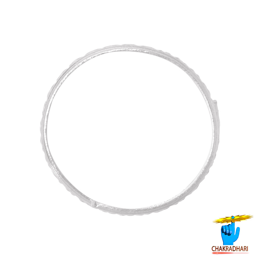 999  Silver Chokor Booti Thumb Toe Pair -            61gm