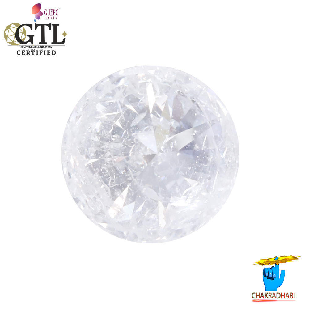 092 Carat Natural Diamond With Silver Ring Or Pendant