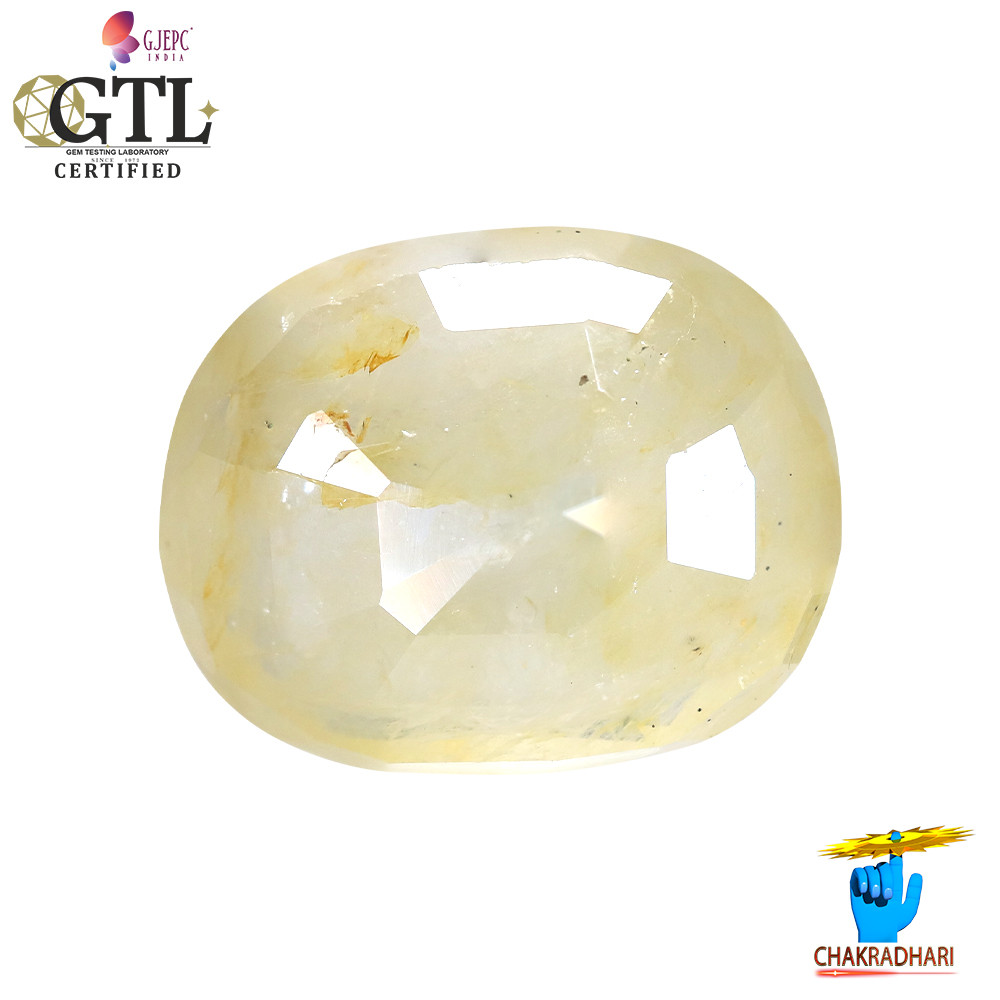 878 Carats Yellow Sapphire With Ring Or Pendant   