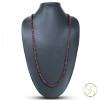 Ruby Chips Mala Wearing Mala - माणिक टुकड़ी माला