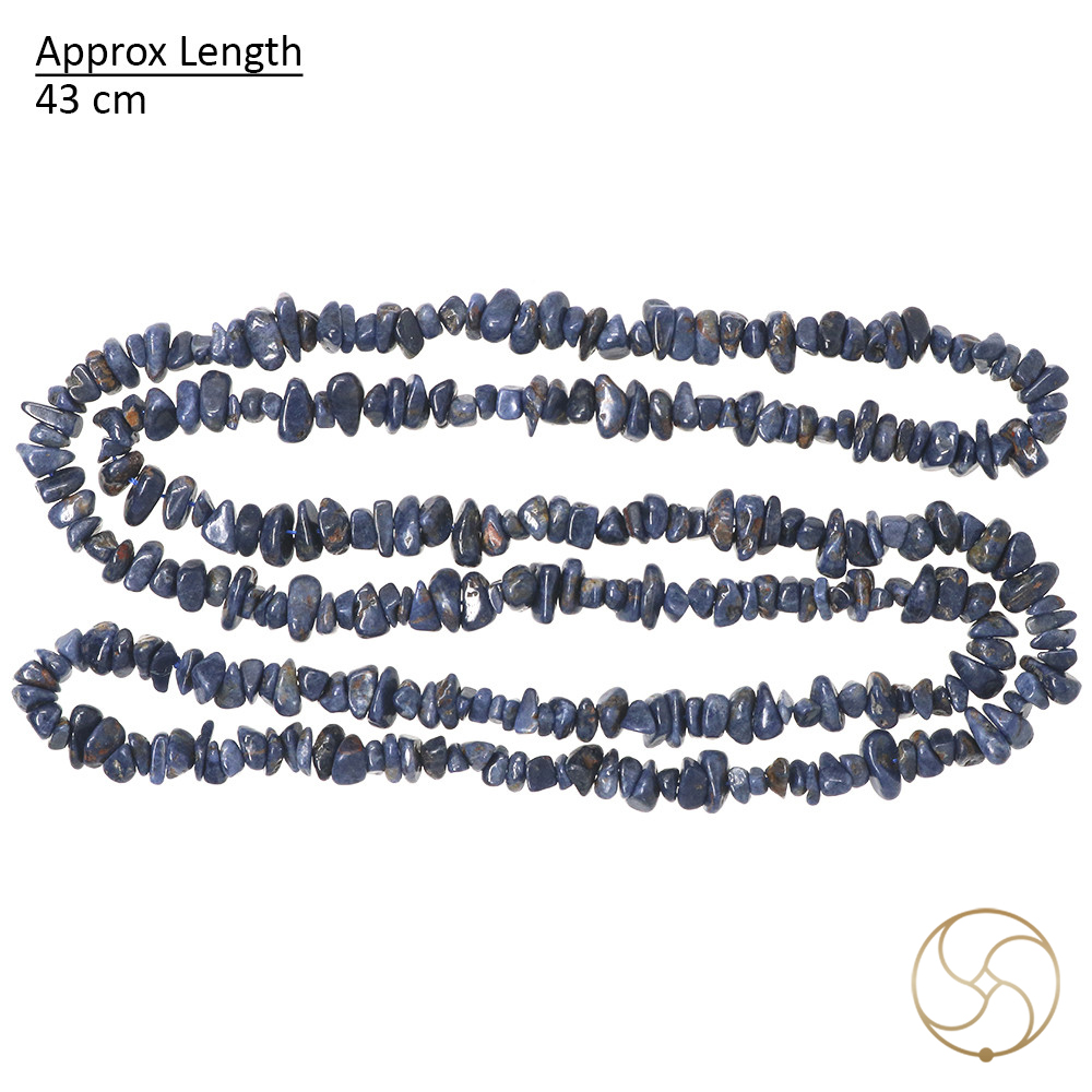 Blue Sapphire Wearing Mala -