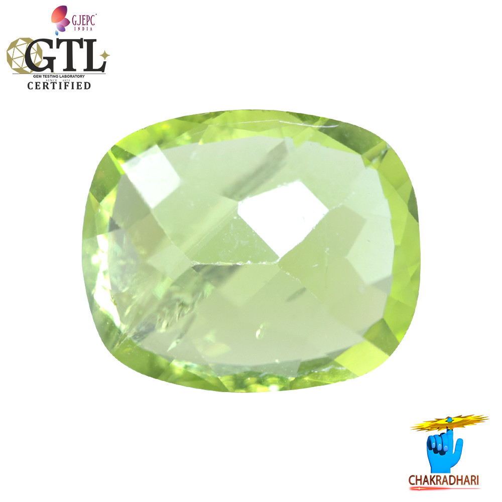 595 Carats Peridot Gemstone With Ring Or Pendant -  
