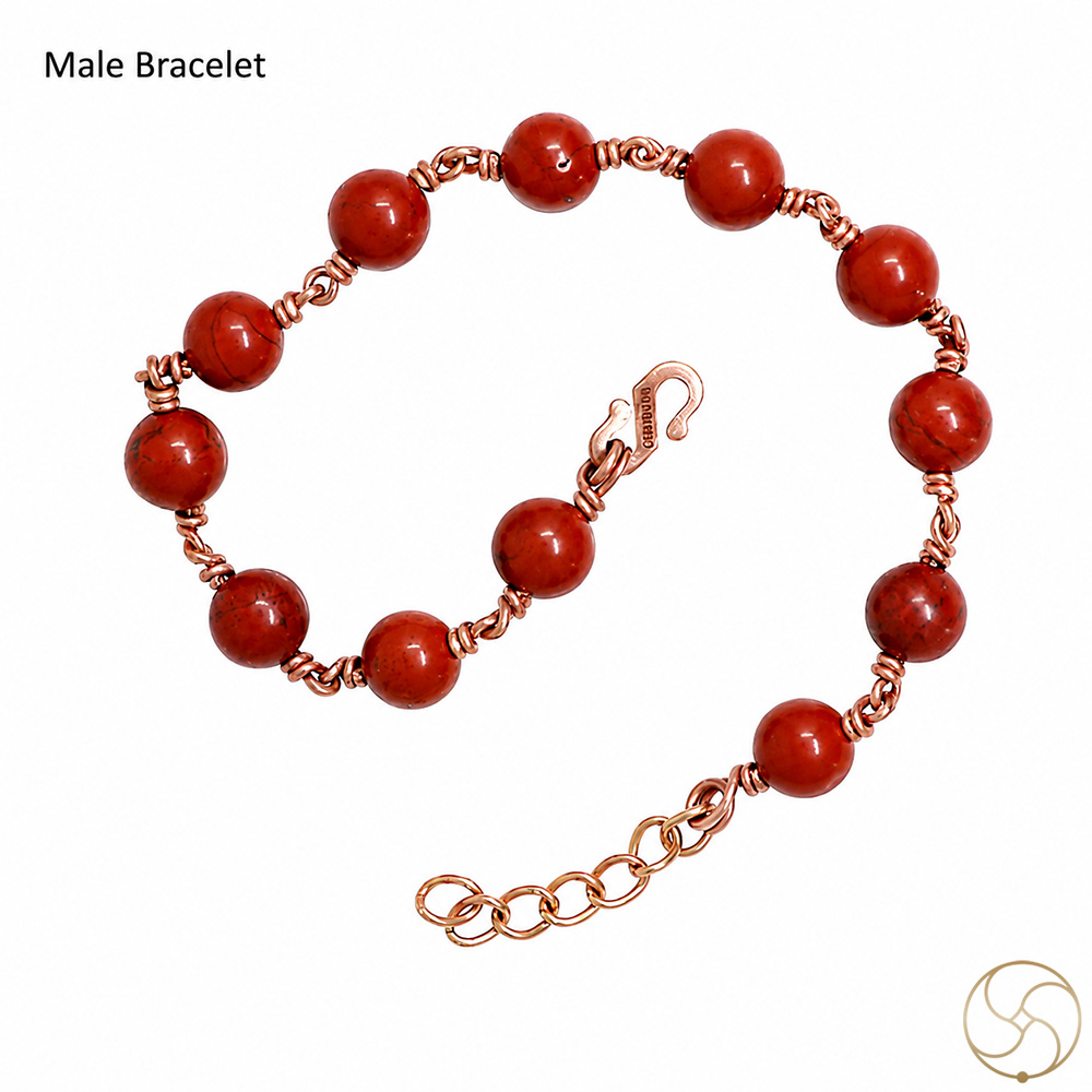 Nepaliya Copper Red Jasper Bracelet