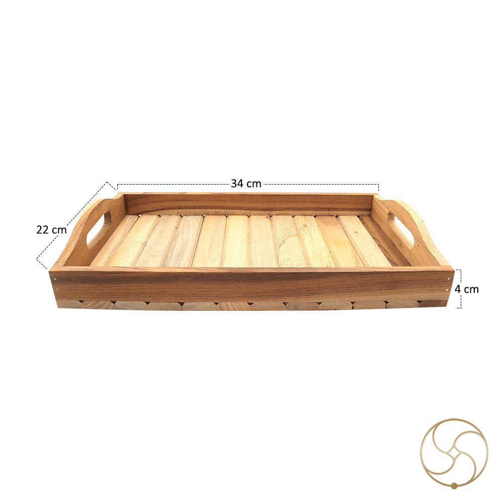 Teak Wood Tray -  