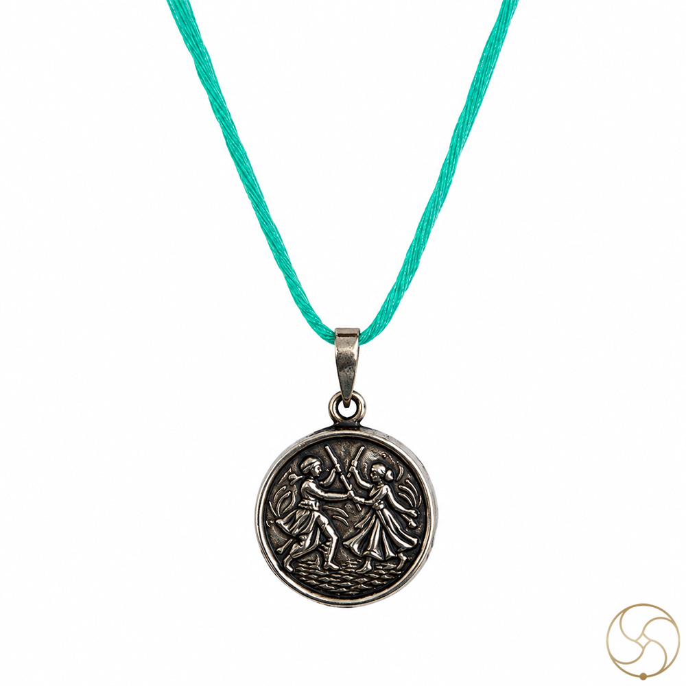 996 Silver Garba Nritay Pendant