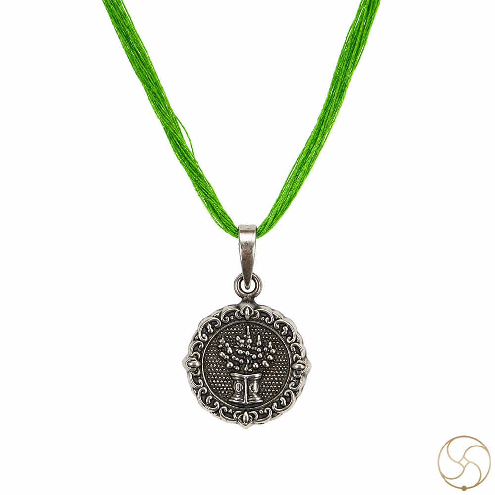 996 Silver Tulsi Pendant